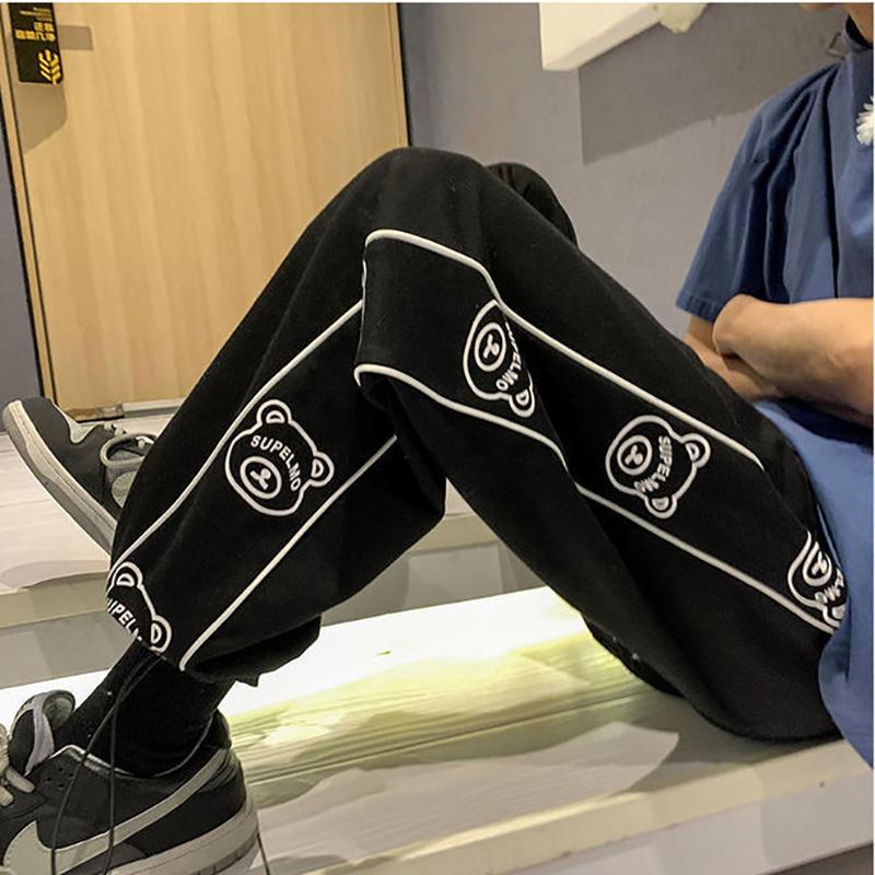 Pink Sweatpants Women's Spring Summer Korean Straight Loose Design Niche Show Thin Versatile Pants