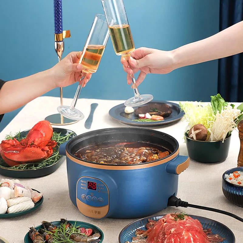 Electric Frying Pan Multi-function Electric Pot Mini Electric Skillet Small Electric Pot Household Pot Non-stick Small Pot