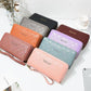 Double Zipper Women Wallets Lady Wristlet Handbags Purses Cards Holder Woman Long Wallet Coin Purse