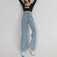 Woman Jeans High Waist Clothes Wide Leg Denim Clothing Blue Streetwear Vintage Quality 2022 Fashion Harajuku Straight Pants