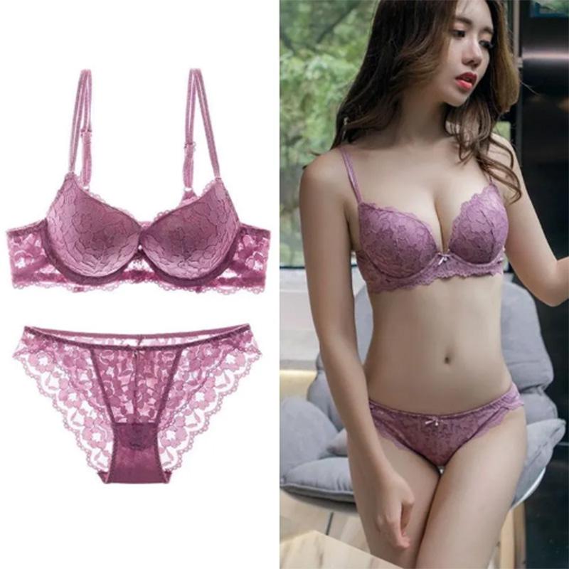 Small Breasts Gathered Adjustable Lace Girl Sexy Lingerie Female Beauty Back Bra and Breast Bra