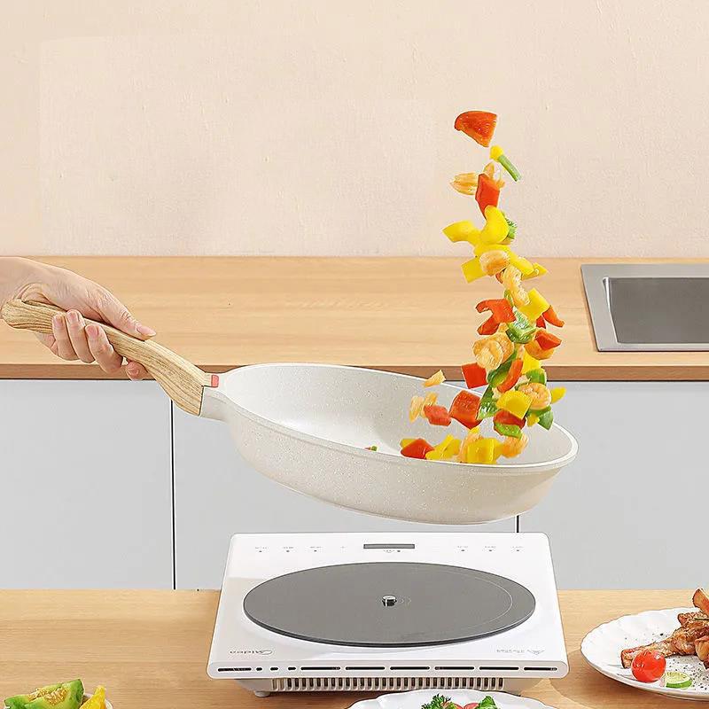 Maifan Stone Pan Non-stick Pan Household Steak Pancake Omelette Small Frying Pan Induction Cooker Gas Stove Applicable