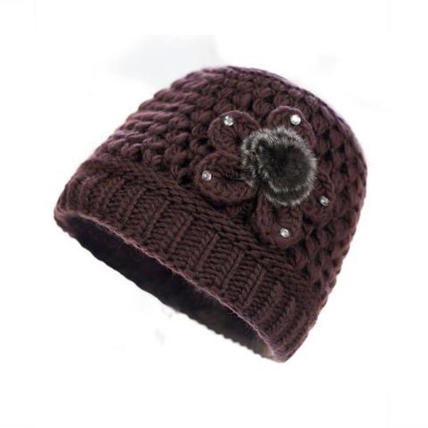 Woman hat Plush Cotton hat Trendy wild hat Windproof hat Winter Warm hat Thick hat Fashion