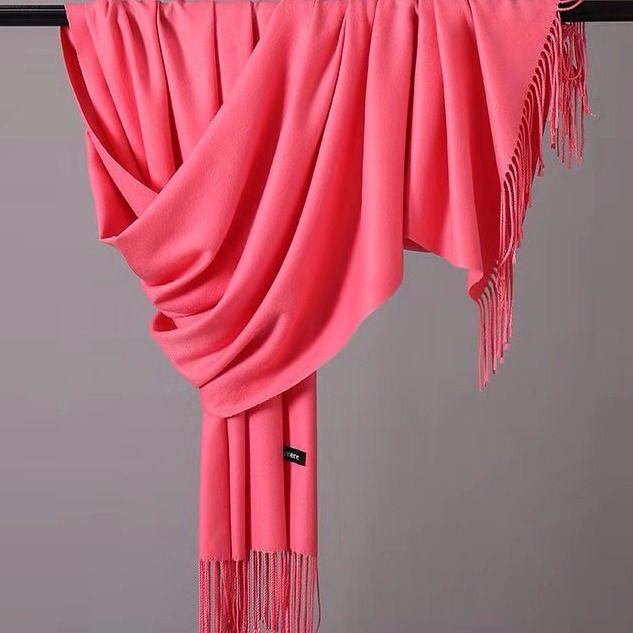 Winter Soft Warm Wool Scarf Cashmere Scarf Women Fashion Shawl for Ladies Scarves Wraps