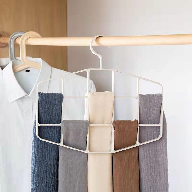 Belt Hanger Scarf Rack Towel Rack Household Artifact Hanger Silk Scarf Storage Tie Rack Tie