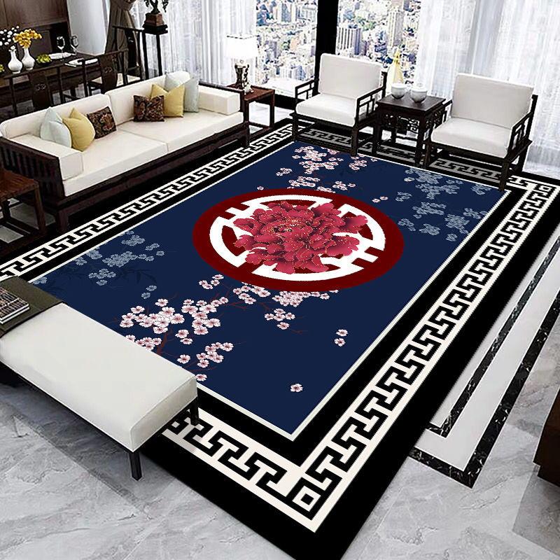 Chinese Style Living Room Carpet Modern Minimalist Bedroom Chinese Style Study Door Mat Chinese Style Model Room Sofa Coffee Table Mat