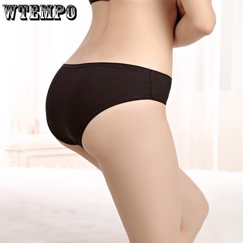 WTEMPO 6 Pcs/Lot Brand Ladies Underwear Women Panties Cotton Sexy Briefs Female Intimate Lingerie