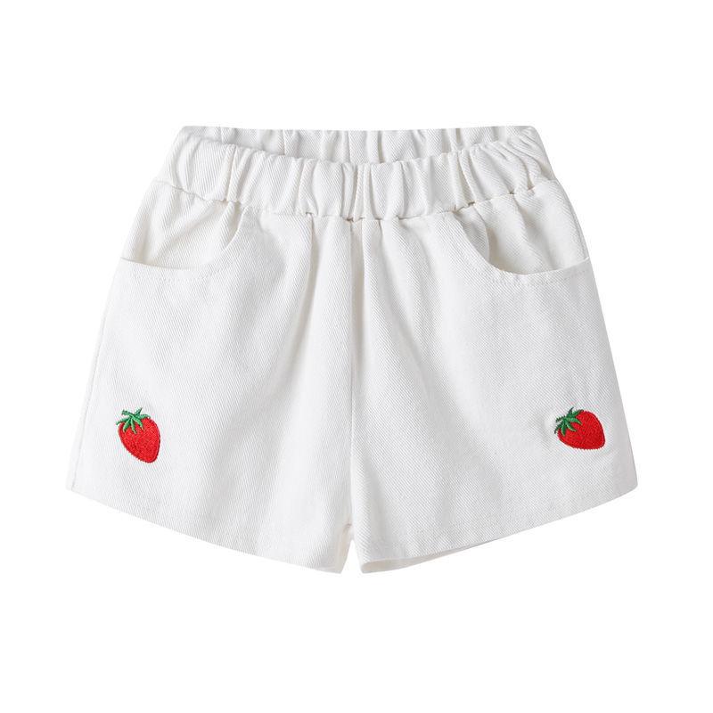 Girls' Denim Shorts Children's Summer Pants Middle and Small Children's Summer Thin Baby All-match