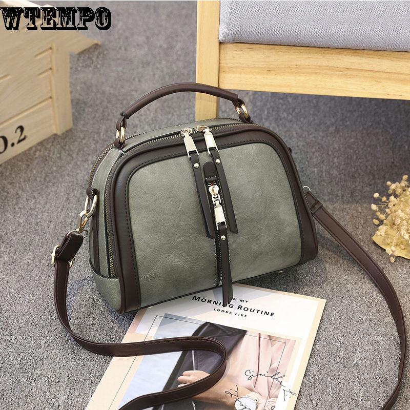 Brand Women's bag summer retro fashion wild casual shoulder messenger bag leather texture bag