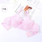 No Steel Ring Ultra-thin Bra Thin Underwear Ladies Gather Lace Sexy Big Breasts No Sponge Large Size Bra