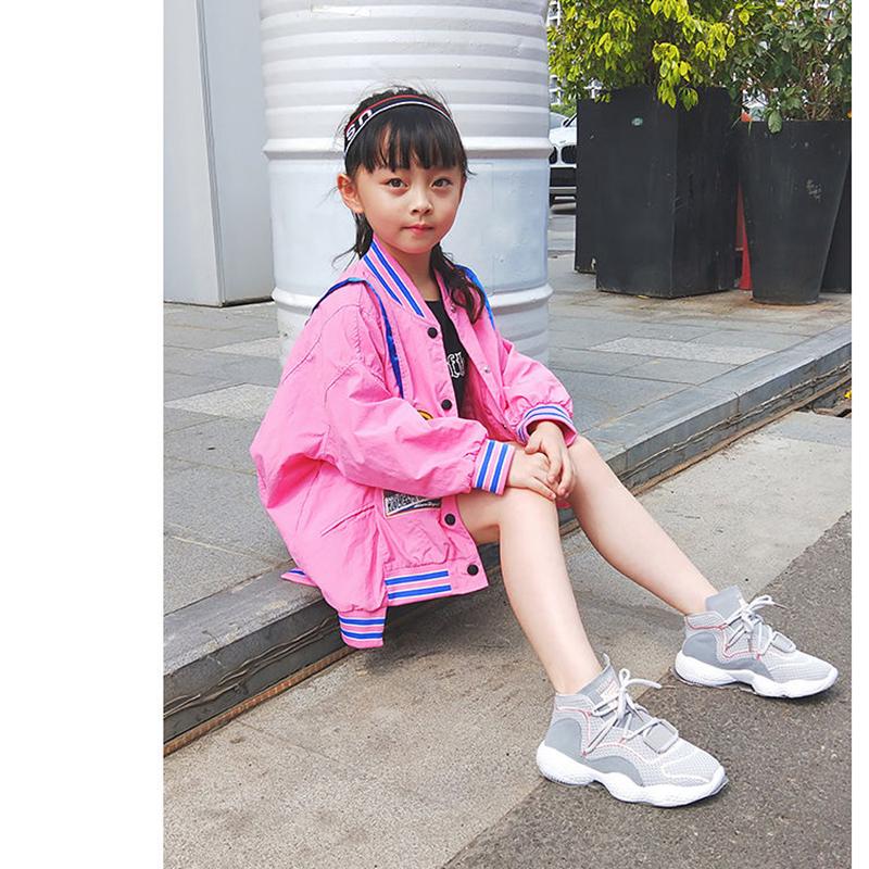 Girls Shoes 2020 Spring Autumn Big Children's Net Shoes Breathable Summer 3-12 Years Old Pupil Shoes Kids Sports Shoes