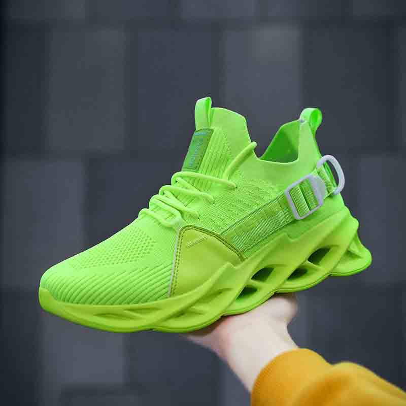 Plus Size 36-47 Fashion Summer Men Mesh Sneakers Low-top Wear-resistant Running Basketball Shoes Non-slip Shockproof Blade Shoes