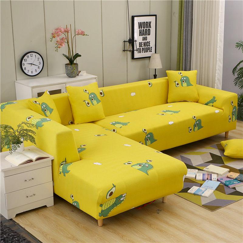 Elastic Sofa Cover Stretch Sofa Covers for Living Room Couch Cover for L-shape Corner Sectional Sofa