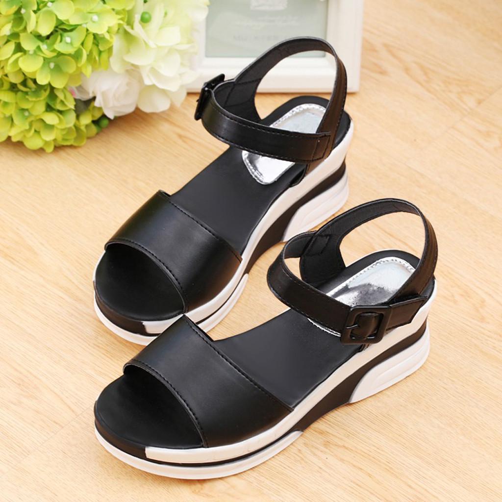 Fashion Sandals Women's Flat Shoes Platform Slippers Casual Shoes