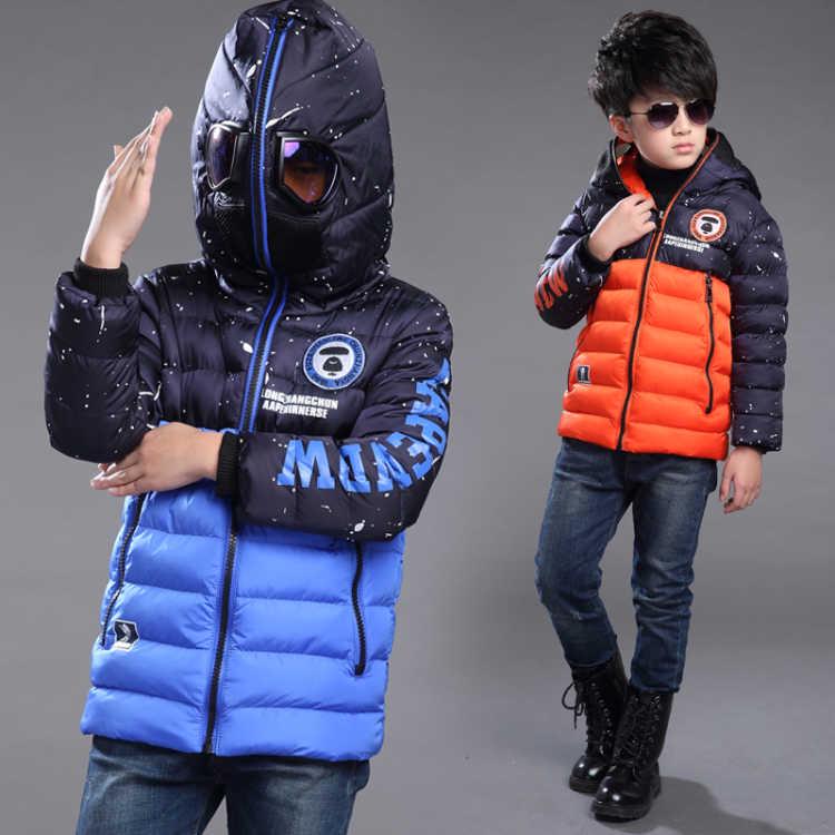 Children Clothing Boy Clothes Warm Winter Down Cotton Jacket Waterproof Thicken Outerwear Kids Parka