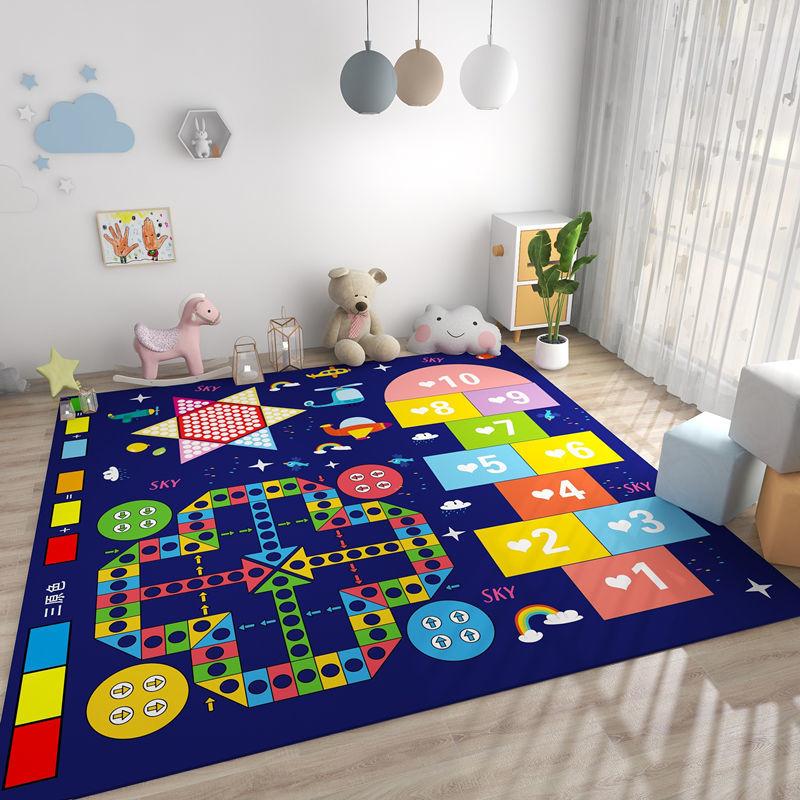 Cartoon Cute Nursery Blanket Crawling Bedside Anti-fall Blanket Puzzle Game Children's Carpet