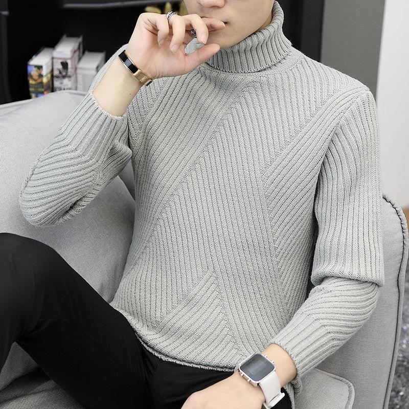 2019 Autumn Fashion Brand Casual Sweater Slim Fit Knitting Mens Sweaters Pullovers Men Pullover Men