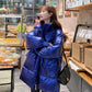 Glossy Down Women's Cotton-padded Jacket Winter Korean Style Loose Cotton-padded Jacket Student Bread Jacket