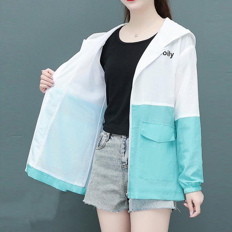 Sun-Proof Clothing Women's UV Summer New 2021 Anti-Ultraviolet All-Match Sun Protection Clothing Female Coat Jacket Hooded Top