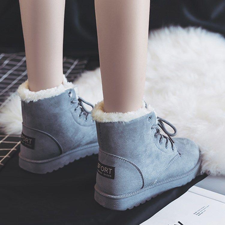 Outdoor Casual shoes Woman shoes Winter Cold protection Non-slip shoes Keep warm Cotton shoes