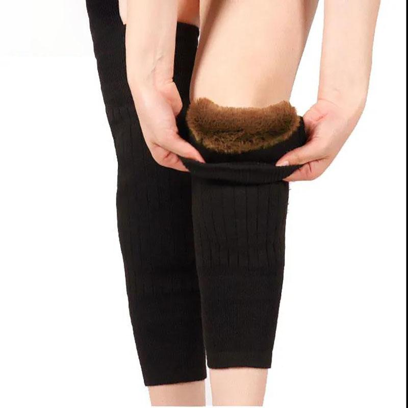 Knee Pads To Protect The Old Cold Leg Autumn and Winter Models for Men and Women Calf Protection Joint Thickening and Velvet Long Knee Protection