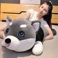 Husky Big Plush Pillow Doll Dog Pillow Bed Sleeping Pillow Girl Birthday Pillow Christmas Pillow