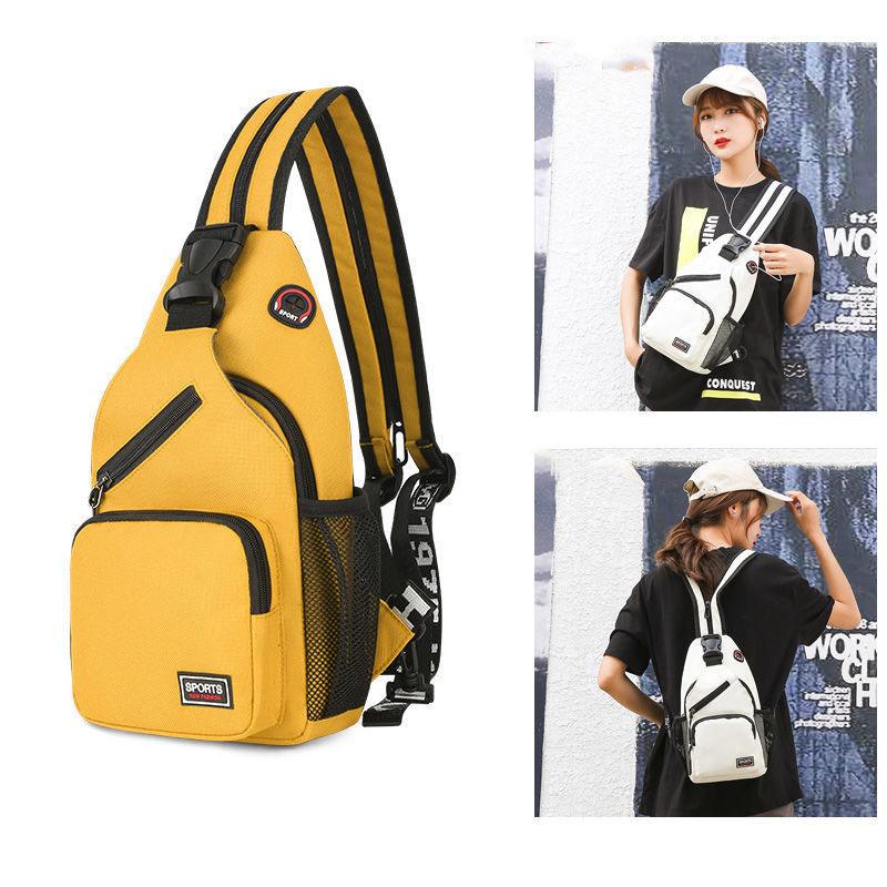 Unisex Sling Bag Men Women Shoulder Bag Home Supplies Crossbody Chest Bag for Gift Outdoor Sports Slung Riding Bag Waterproof Travel