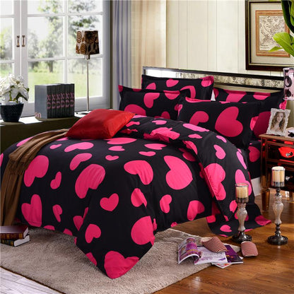 Simple Style New Bedding Set 3pcs/4pcs Children Printing Duvet Cover Set