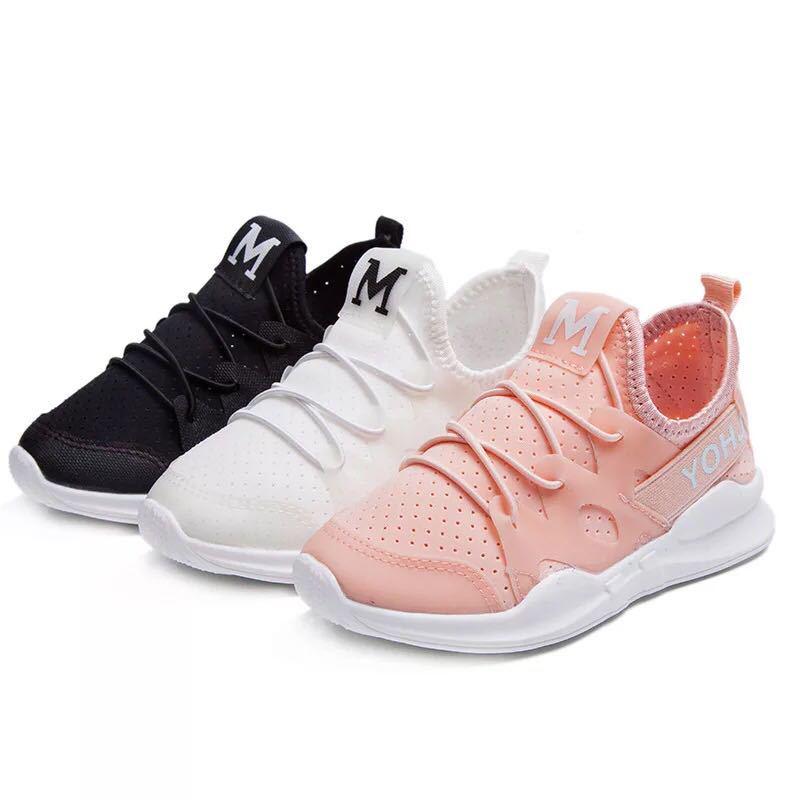 2020 Spring and SUMMER Boys Mesh Breathable Coconut Shoes Female Korean Casual Sports Shoes Children's Soft Sole Shoes