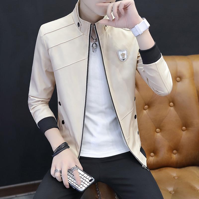 Spring and Autumn Jacket Men's Jacket Trend Top Fashion Casual Men's Large Size Men's Jacket