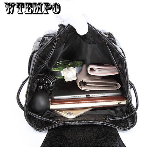 New Casual Backpack Female Brand Leather Women's Backpack  Shoulder Bags for Women