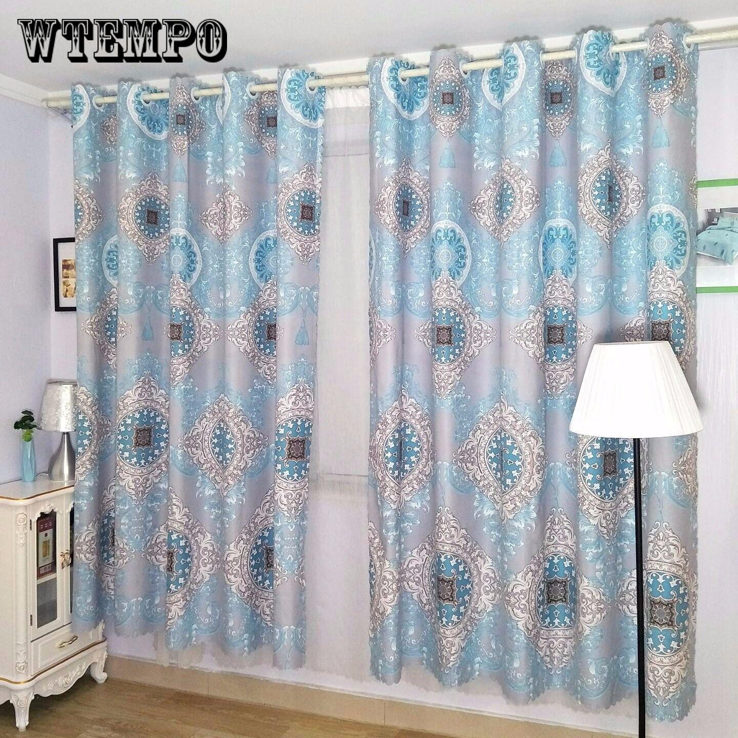 2pcs Modern Simple Curtains Blackout Nordic Style Curtain Short Curtain