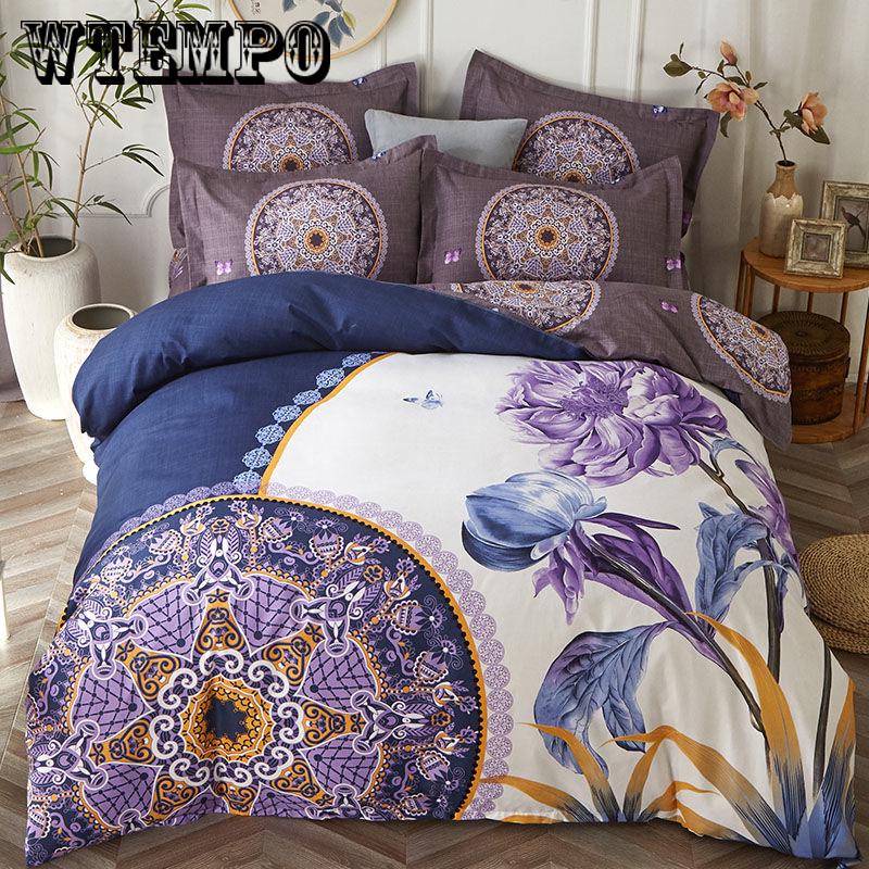 Bedding Set Simple Style Family Children's Room Duvet Cover Sets Bed Sheet Set Pillowcase