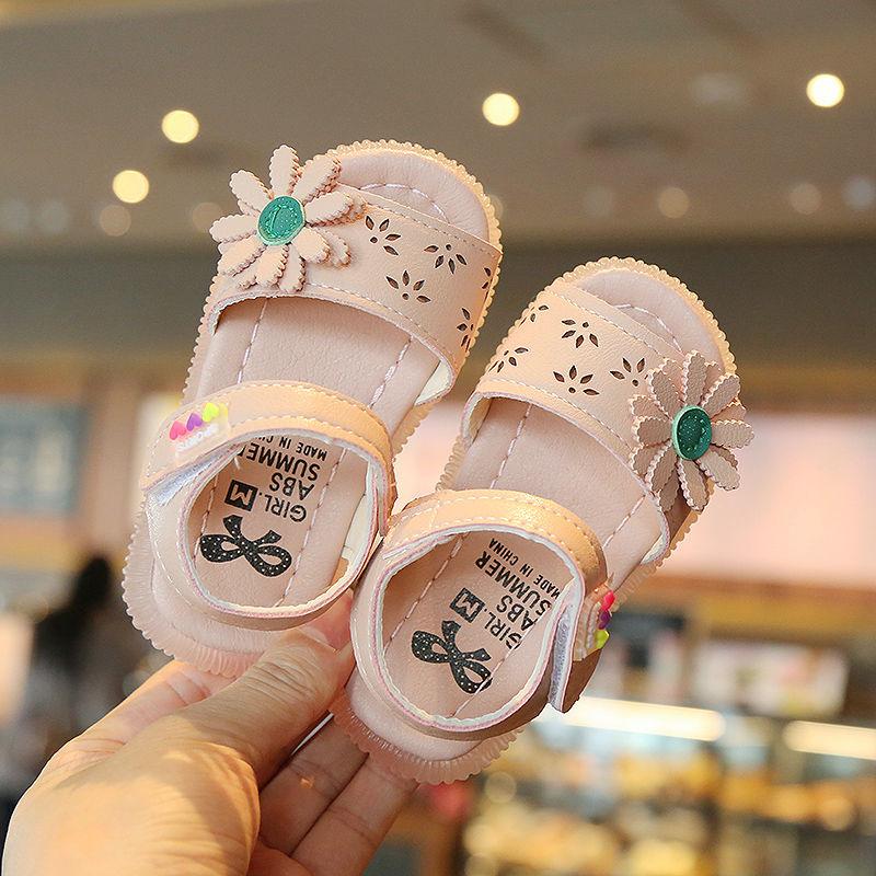 Girls Sandals Princess Shoes Little Princess Summer Baby Sandals Female Toddler Shoes Soft Sole Little Girl Sandals Baby Sandals