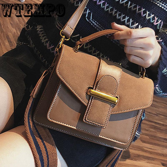 Women's bag trend wild Messenger bag casual handbag fashion frosted small square bag summer