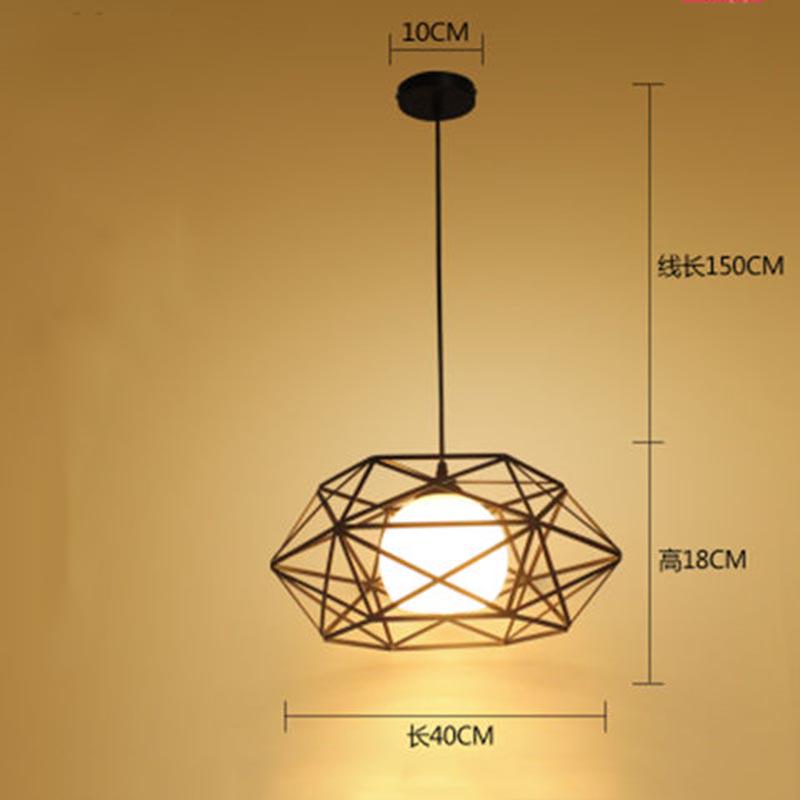 American Retro Industrial Wind Chandelier Pendant Lights Lustre Lighting for Living Room Bedroom