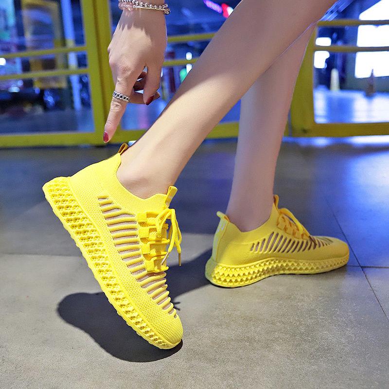 Women Vulcanized Summer Running Shoes 2020 Female Slip on Sneakers Mesh Breathable Sports Shoes Women's Athletic Footwear