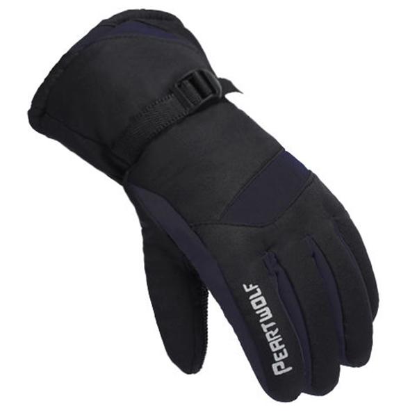 Thick gloves Man fashion gloves Plush Cotton gloves Windproof gloves Winter Warm Leather gloves