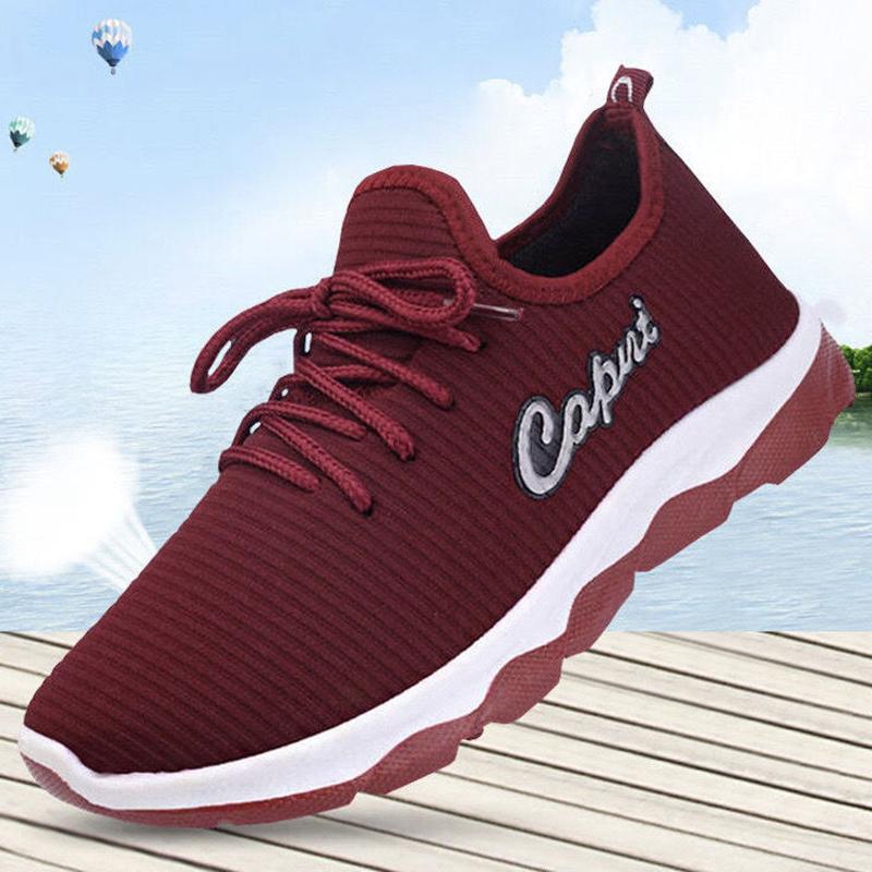 Summer Net Shoes Women's Fashion Sports Shoes Breathable Non-slip Hiking Shoes Lace-up Leisure Walking Shoes