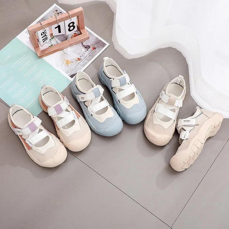 Big Toe Canvas Shoes Female Students Korean Version of The Old Daddy Shoes Female Harajuku All-match Casual Shoes