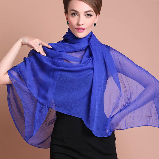 Women Solid color Scarf Long Soft Scarf Wrap Scarves ladies Vintage Stylish Shawl