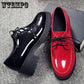 Women Platform Oxfords Flats Shoes Patent Leather Lace Up Female Footwear Shoes for women Creepers