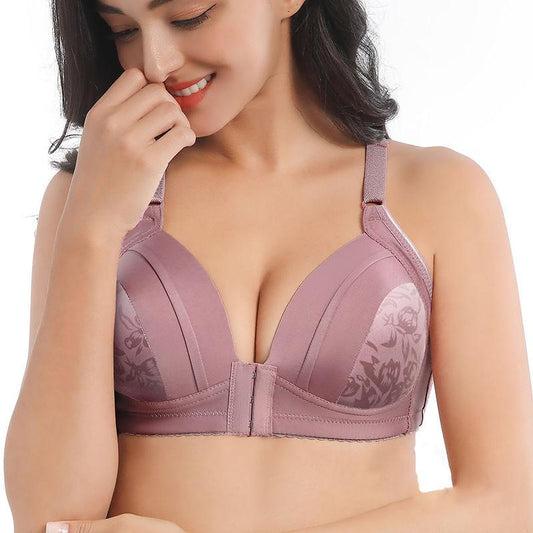 High-quality Thin Non-wireless Bra Large Size Gathering Sexy Ladies Adjustable Underwear