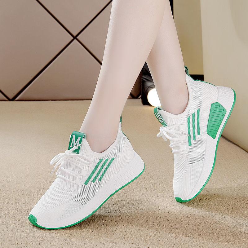 Women's New Spring Summer Sports Shoes Breathable Mesh Casual Shoes Lightweight Running Shoes Increased Net Shoes