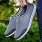 Men's Summer Breathable Hollow Sandals Dad Old Beijing Mesh Cloth Shoes Husband Leisure Sports Slip-On Mesh Shoes