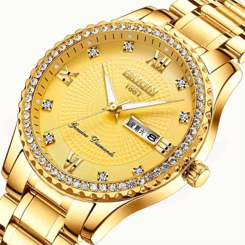 Automatic Watch Men Gold Mechanical Watches Waterproof Luminous Hands Date Calendar montr