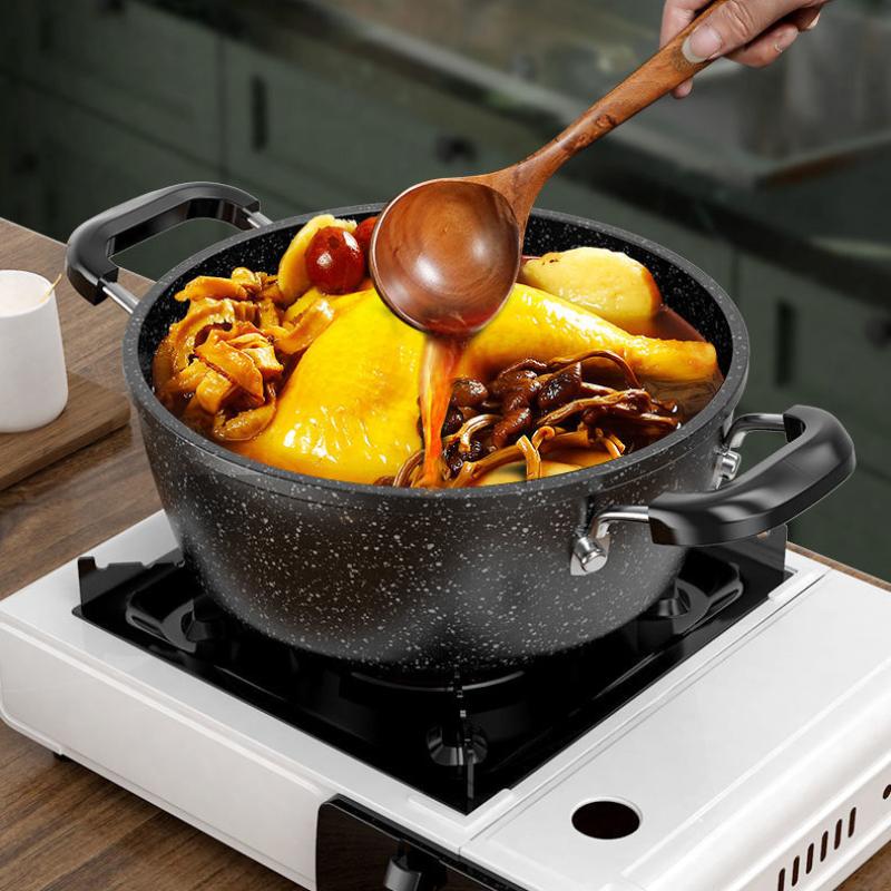 Japanese Maifan Stone Snow Pan Non-stick Pan Household Noodle Cooking Instant Noodle Small Pot Induction Cooker Stock Pot Small Cooking Pot Milk Pan