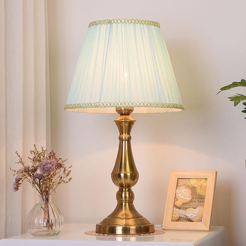 Favorable Bedside Table Lamp Foyer Decorative Led Desk Light Study Working Lighting Lampshade