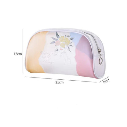 Cosmetic Bag Cute Girl Cosmetic Storage Bag Frosted Transparent PVC Waterproof Cosmetic Bag