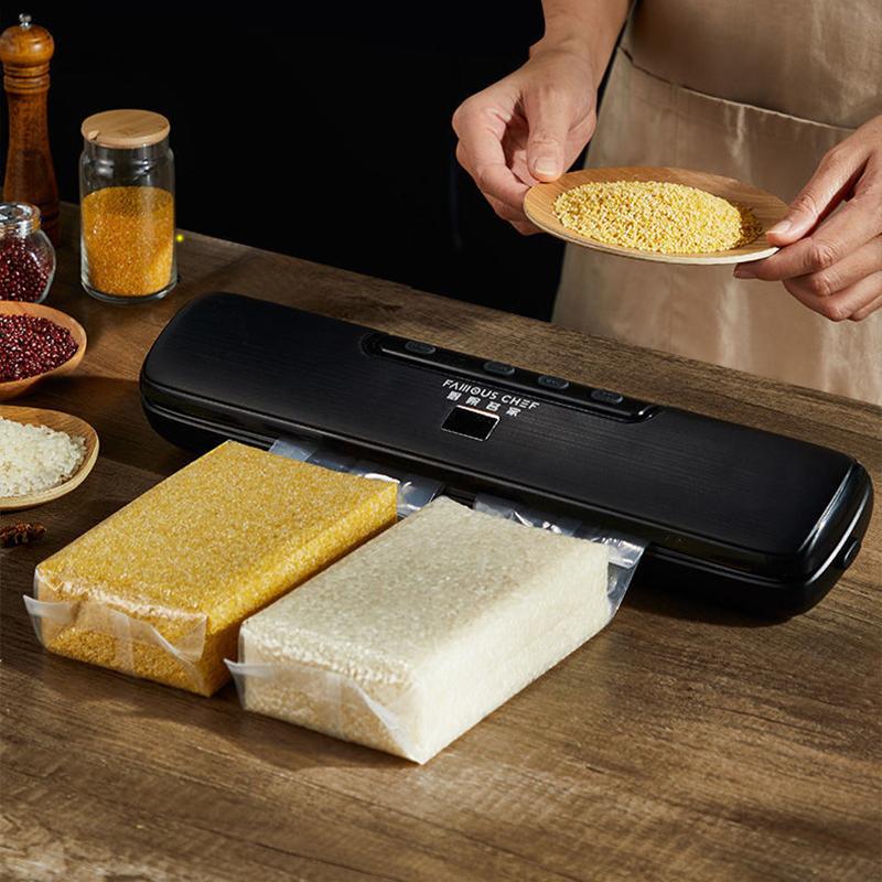 Best Food Vacuum Sealer  Automatic Commercial Household Food Vacuum Sealer Packaging Machine Include  Bags